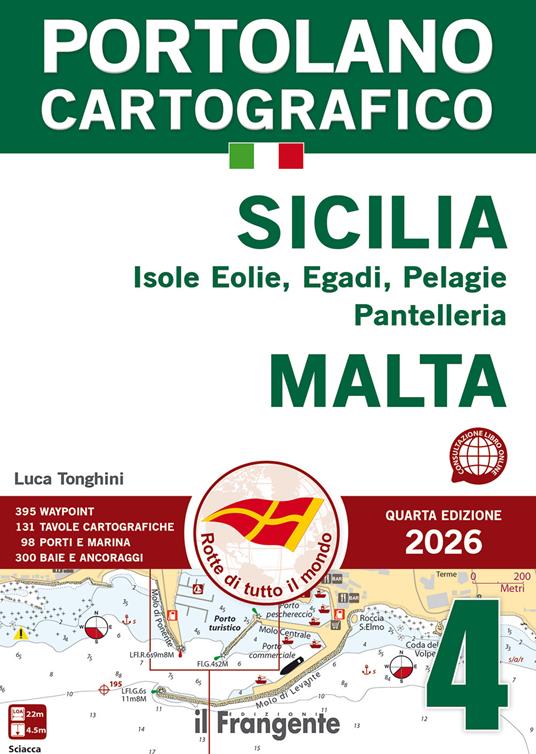 Portolano Sicilia Malta Isole Eolie Pelagie Egadi Pantelleria 4