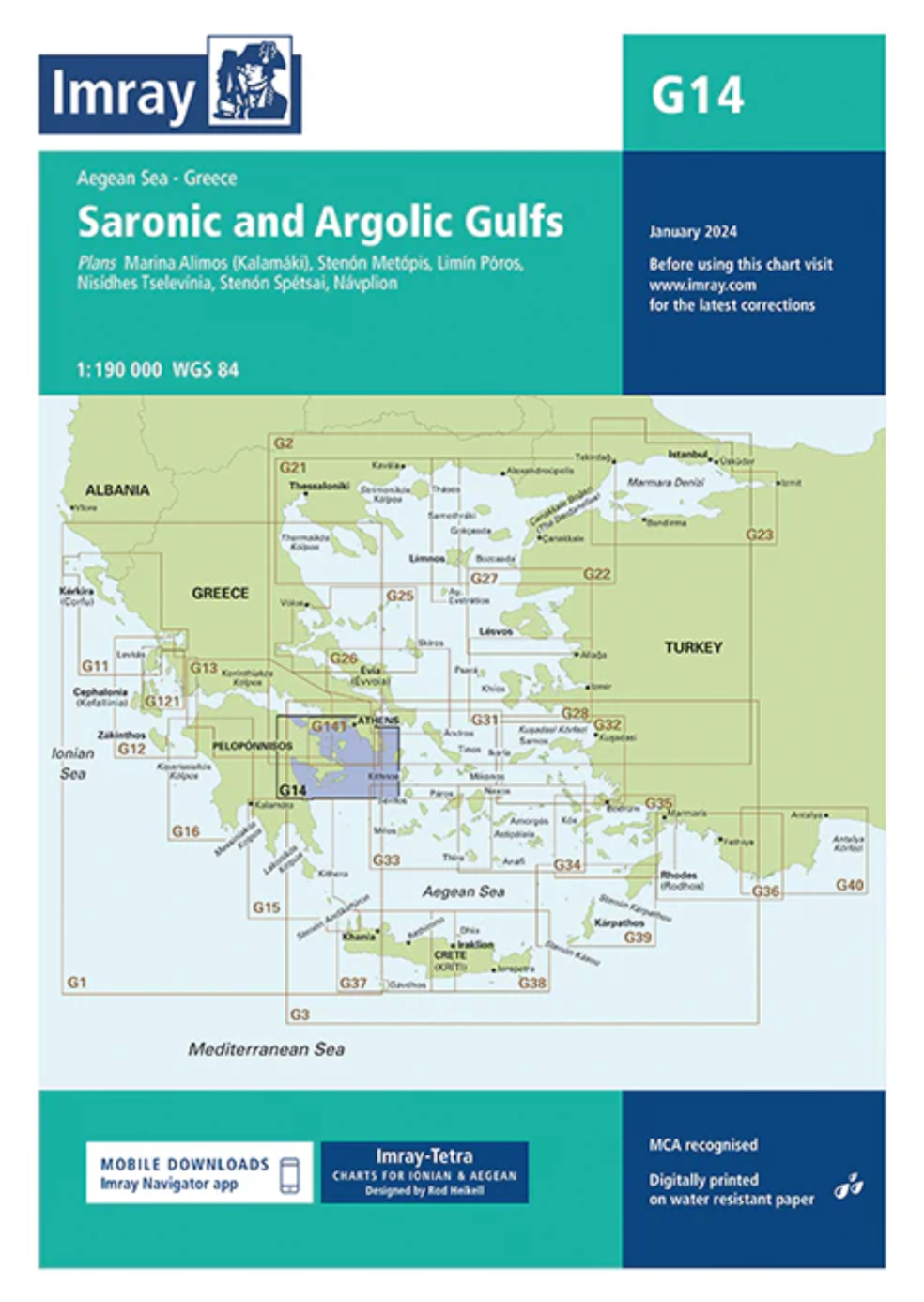 Saronic and Argolic Gulfs - G14