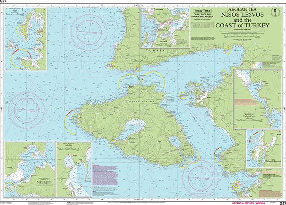 Nisos Lesvos and the coast of Turkey - G27