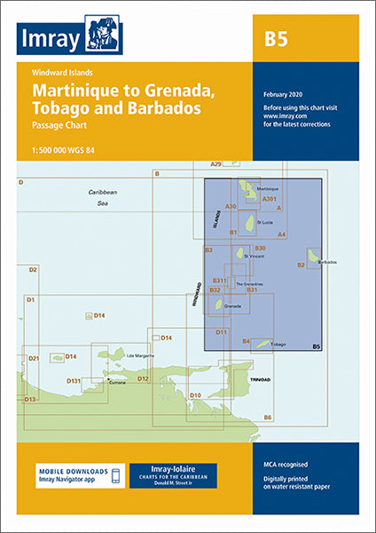 Martinique to Grenada Tobago to Barbados - B5