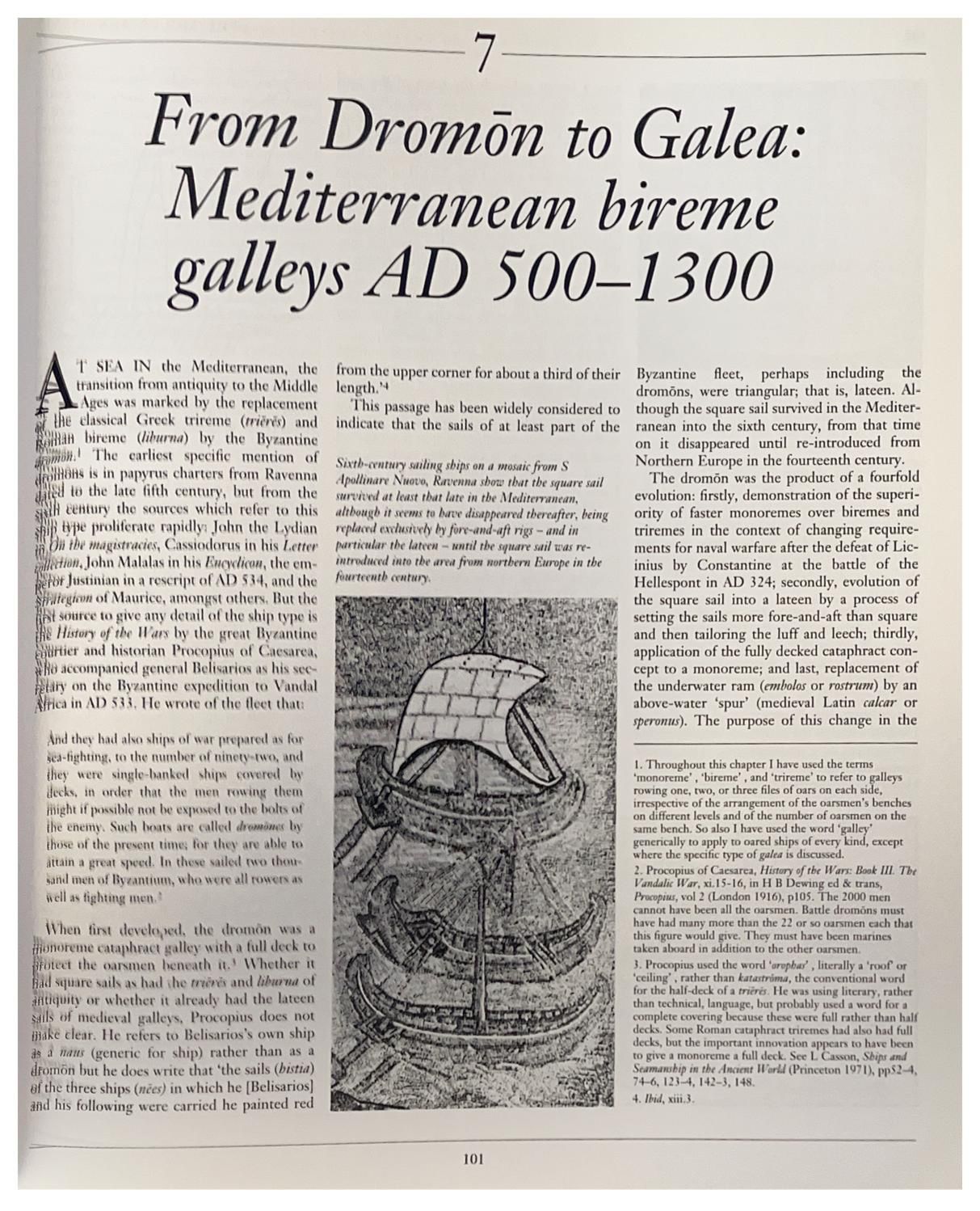 The age of the galley
