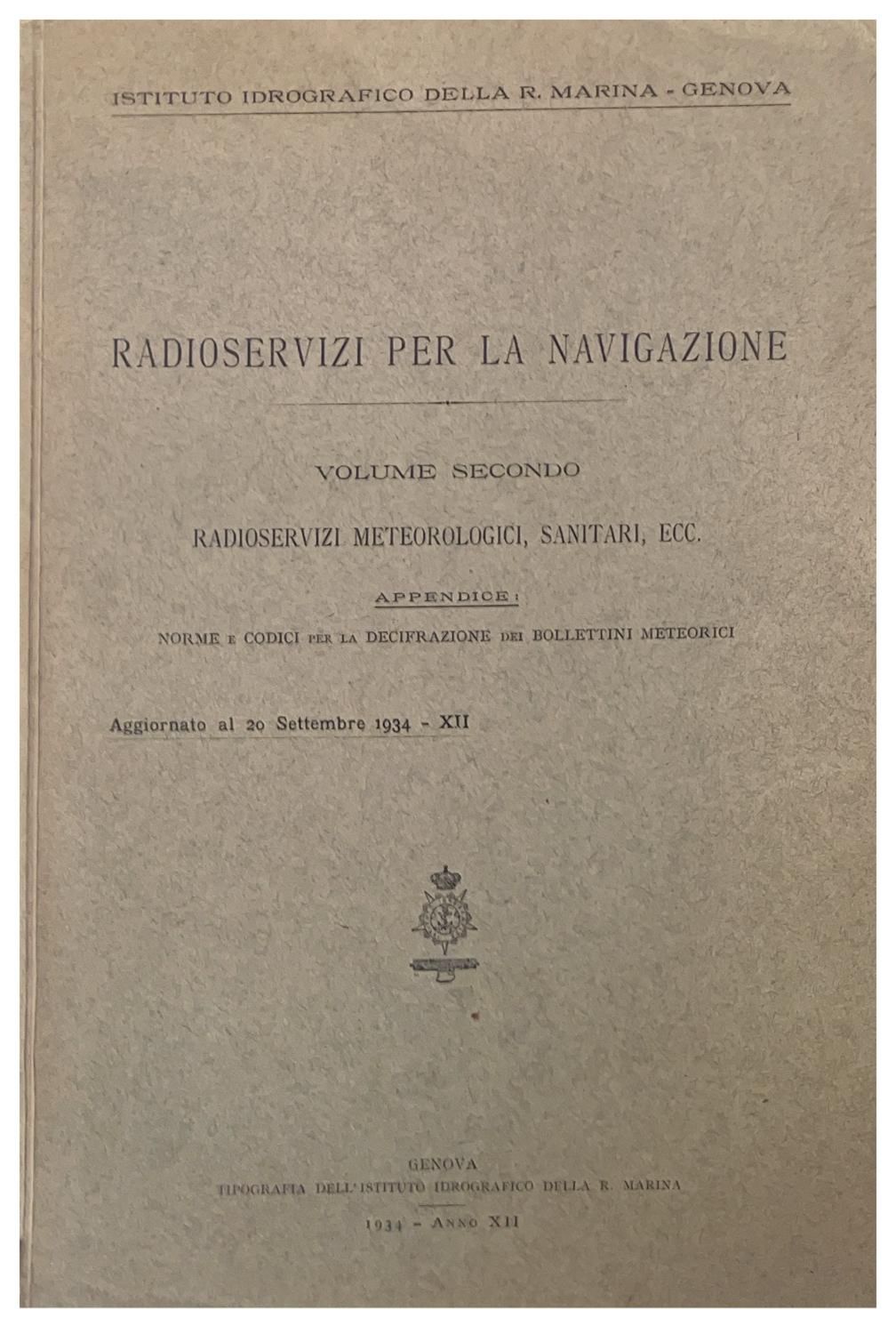 Radioservizi per la navigazione volume secondo