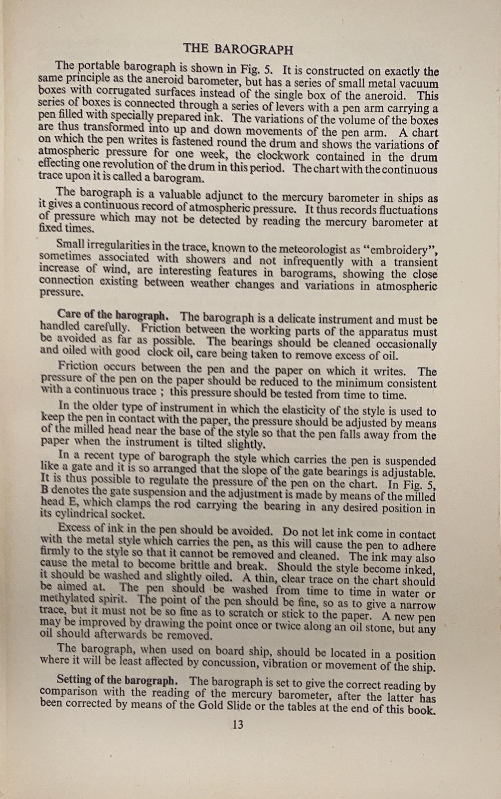 The marine observers's handbook
