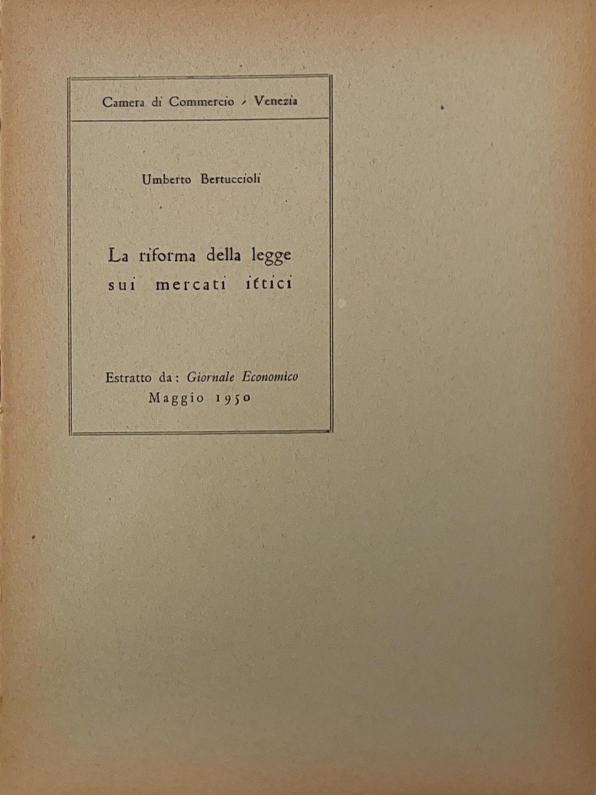 La riforma della legge sui mercati ittici