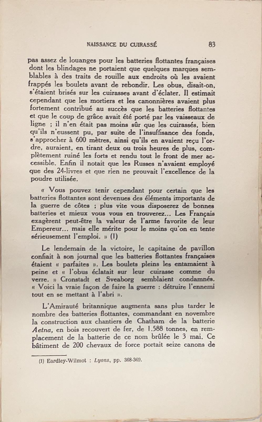 Naissance du cuirassé