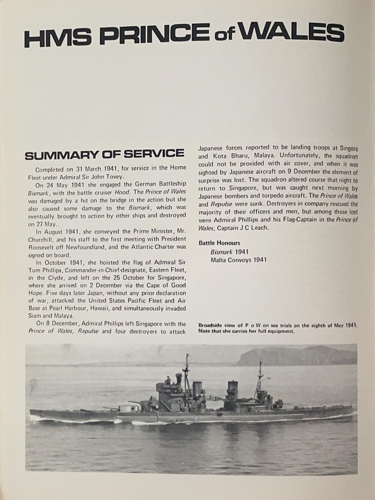 King George the Fifth Class Battleships