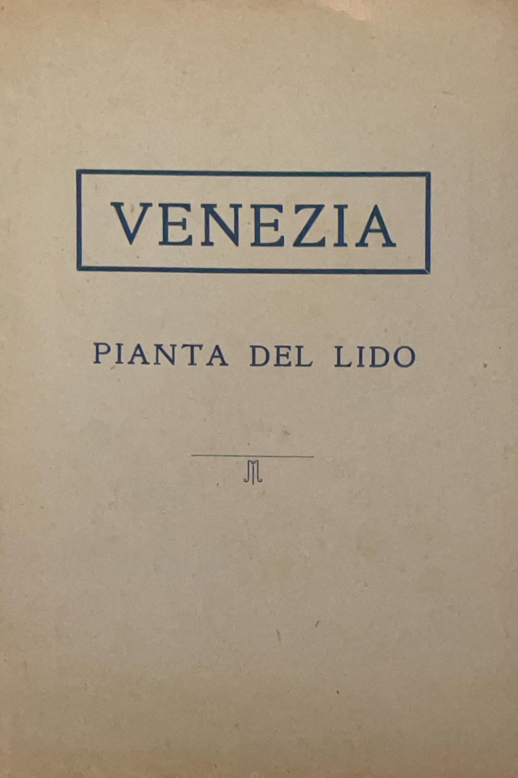 Venezia pianta del Lido