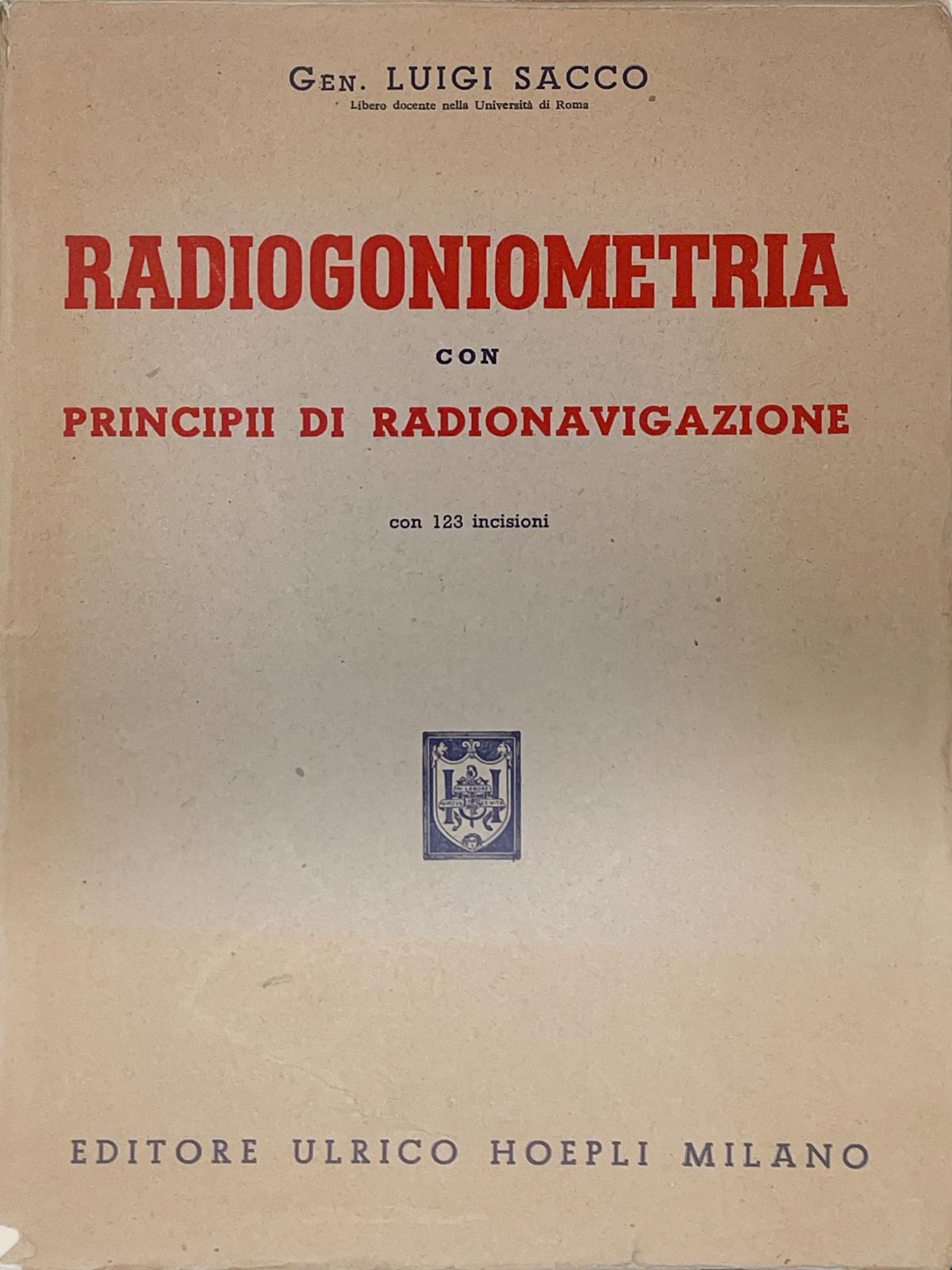 Radiogoniometria con principii di radionavigazione