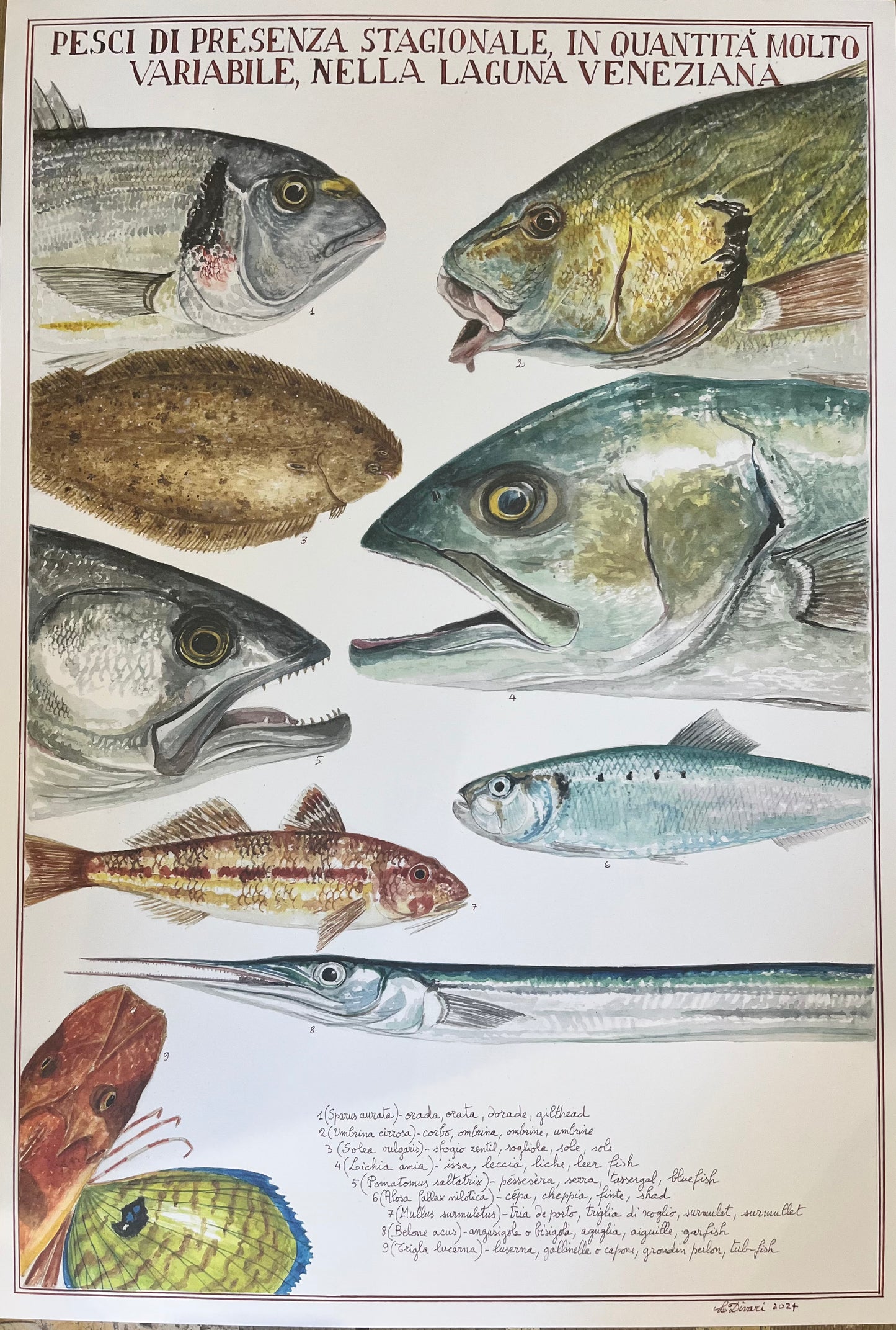 Poster della Laguna di Venezia