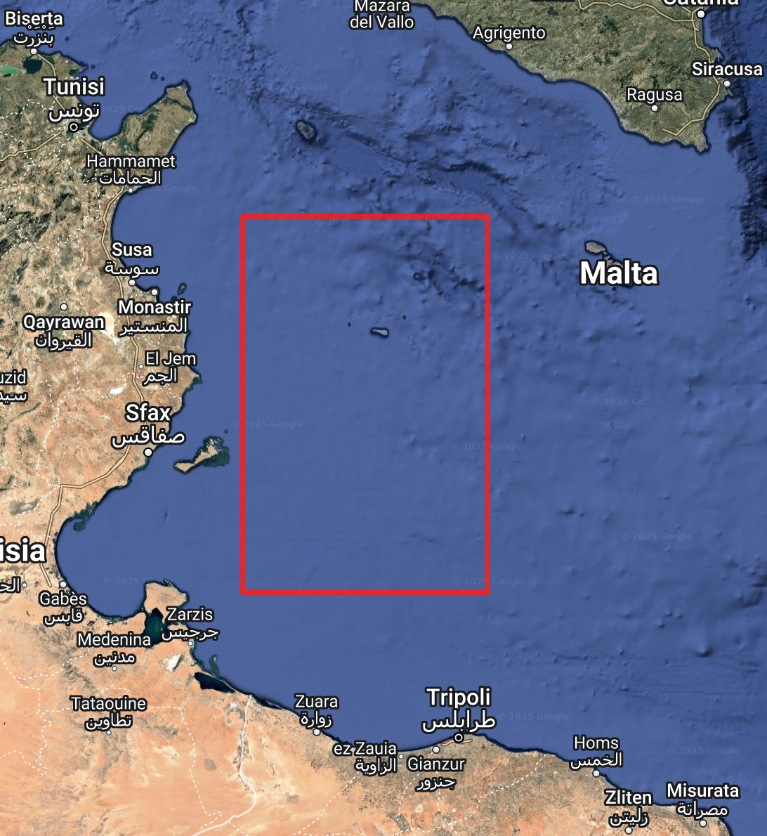Dalle secche Kereknnah all'isola di Linosa - 960