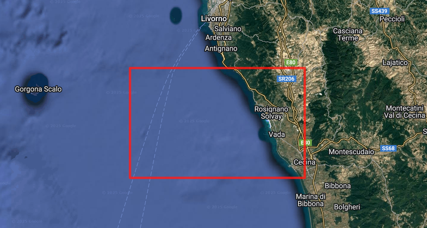 Litorale da Quercianella a Marina di Cecina e Secche di Vada - 121