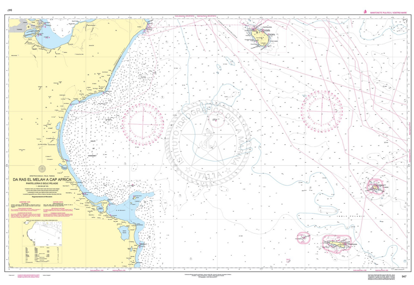 Da Ras El-Mir a Cap Africa - Pantelleria e Isole Pelagie - 947