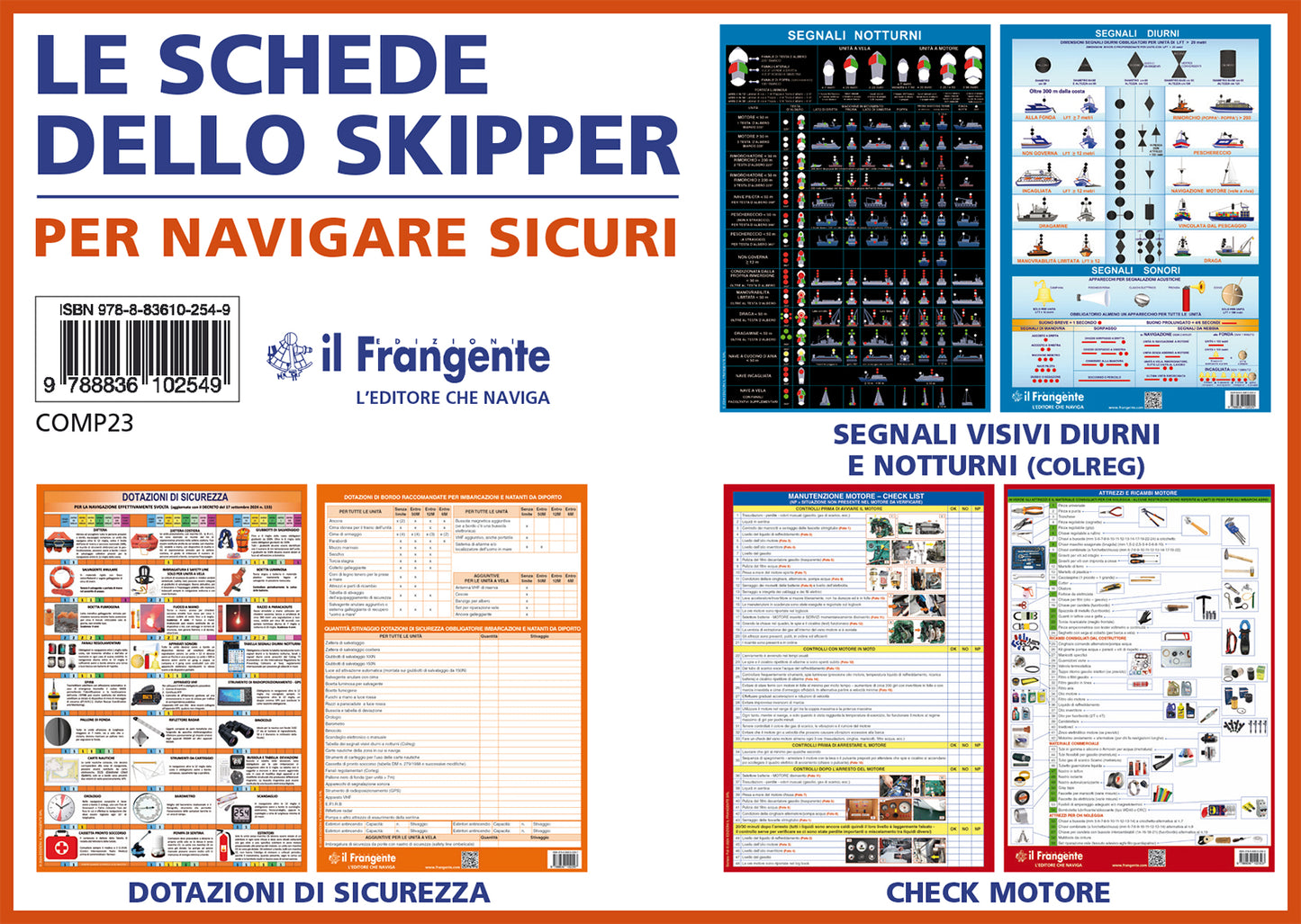 Le schede dello skipper per navigare sicuri
