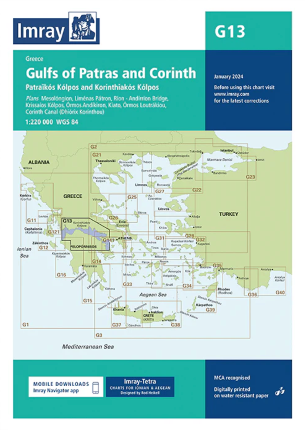 Gulfs of Patras and Corinth - G13