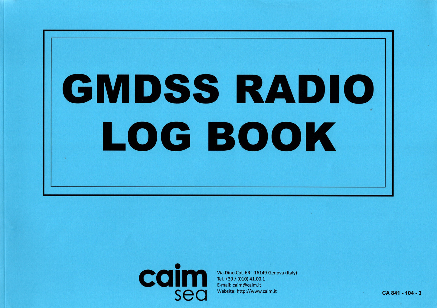 Registro gmdss - gmdss log book