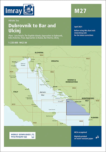 Dubrovnik to bar and ulcinj - M27