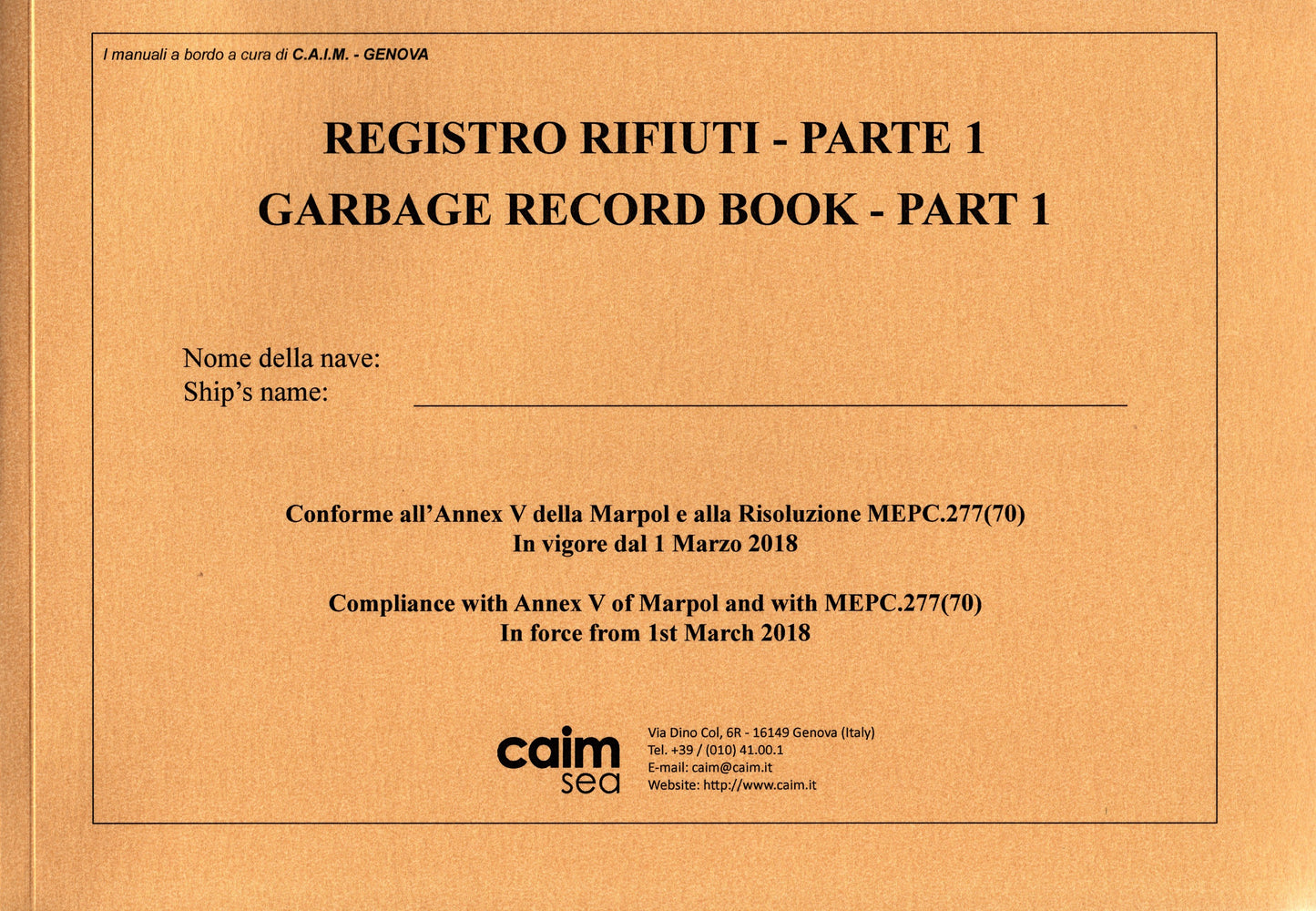 Registro rifiuti - garbage - parte 1