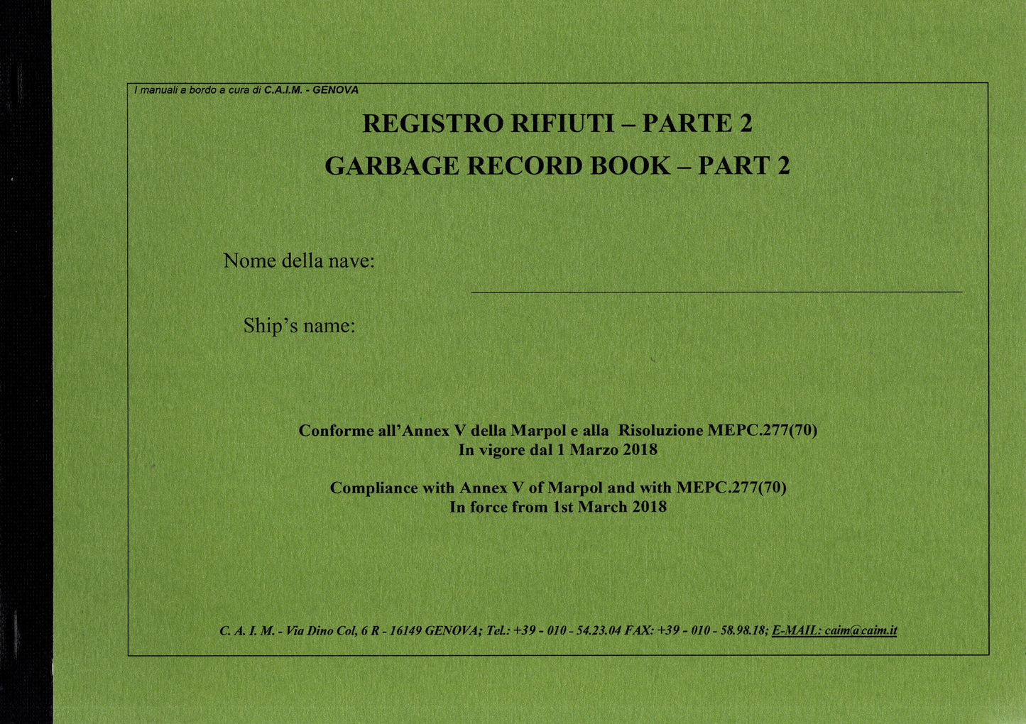 Registro rifiuti - garbage - parte 2