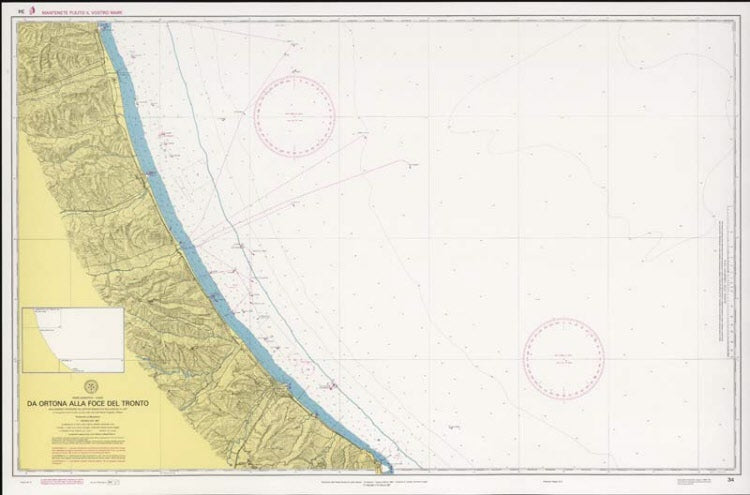 Adriatico settentrionale batimetrica - 1505