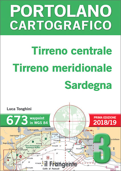 Portolano Cartografico 3 - Tirreno centrale tirreno meridionale sardegna