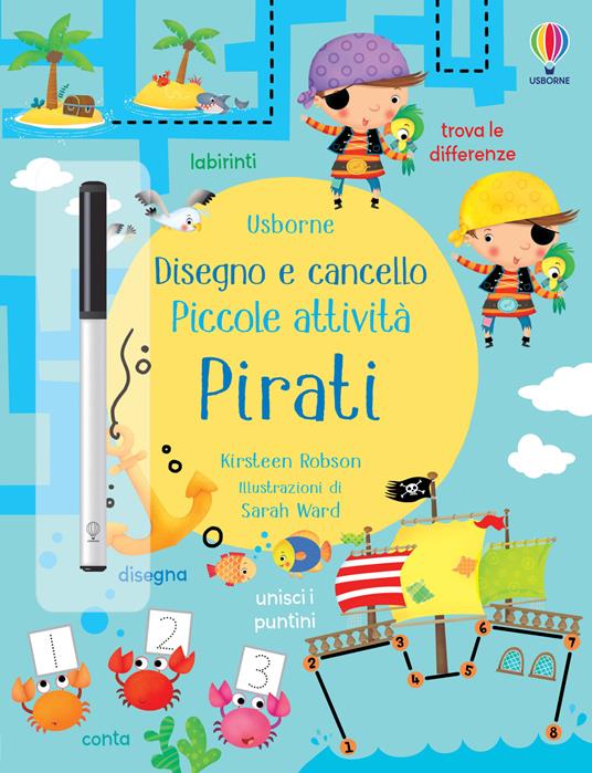 disegno e cancello piccole attività pirati