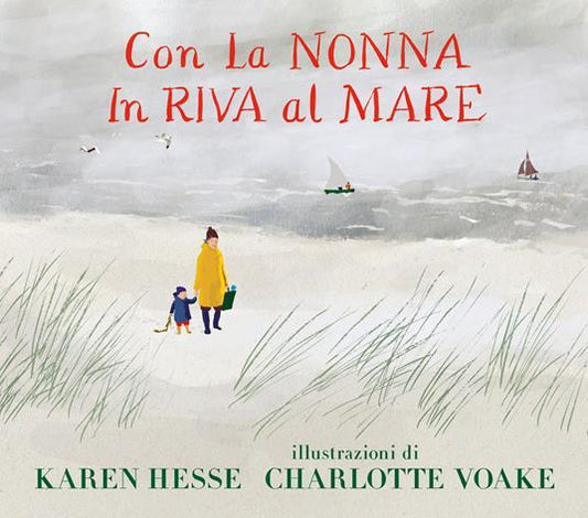 Con la nonna in riva al mare