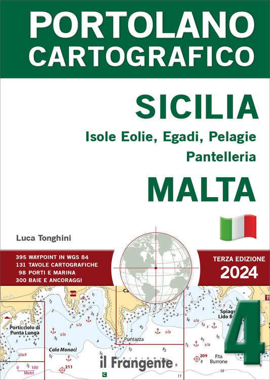 Portolano Cartografico 4 - Sicilia, Malta