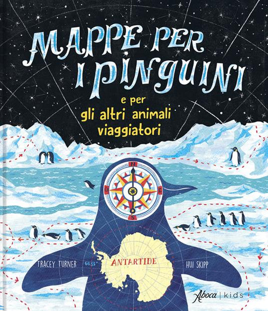 Mappe per i pinguini e per altri animali viaggiatori