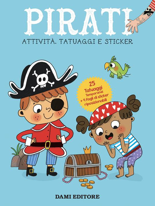 Pirati attività tatuaggi e stiker
