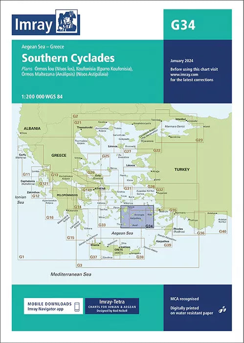 Southern Cyclades (East Sheet) - G34