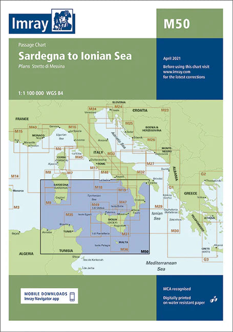 Sardegna to Ionian sea - M50