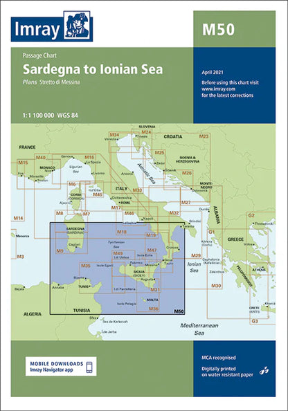 Sardegna to ionian sea - M50