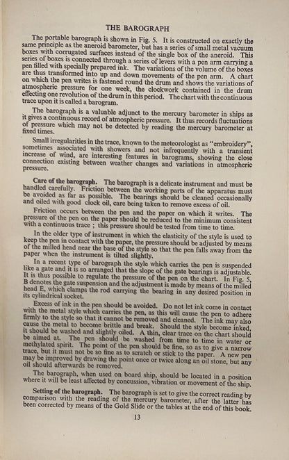 The marine observers's handbook