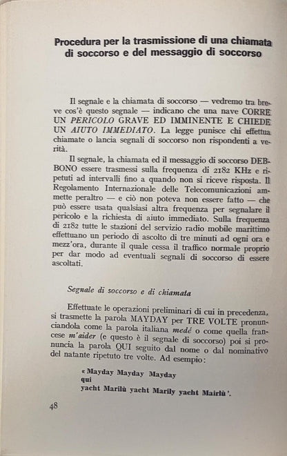 Il radiotelefono di bordo