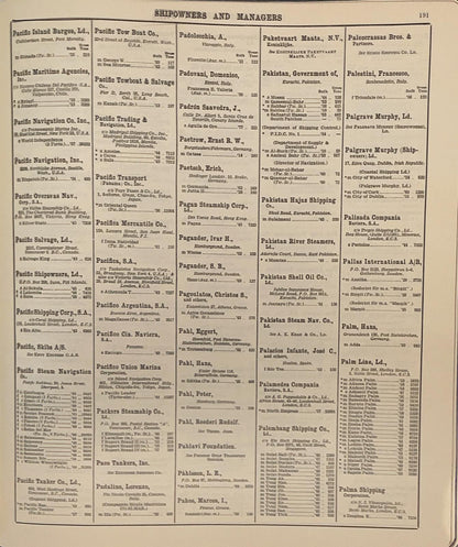 Register book 1962-63 volume III SHIPOWNERS