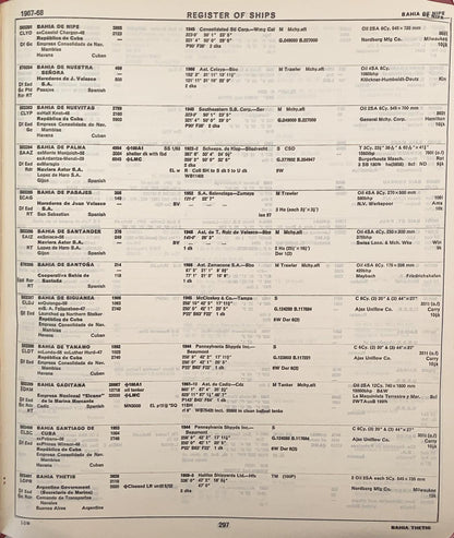 Register of ships 1967-68