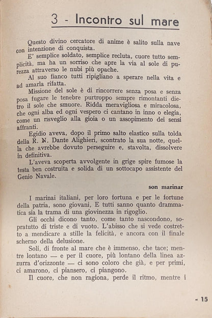 Messaggio sul mare