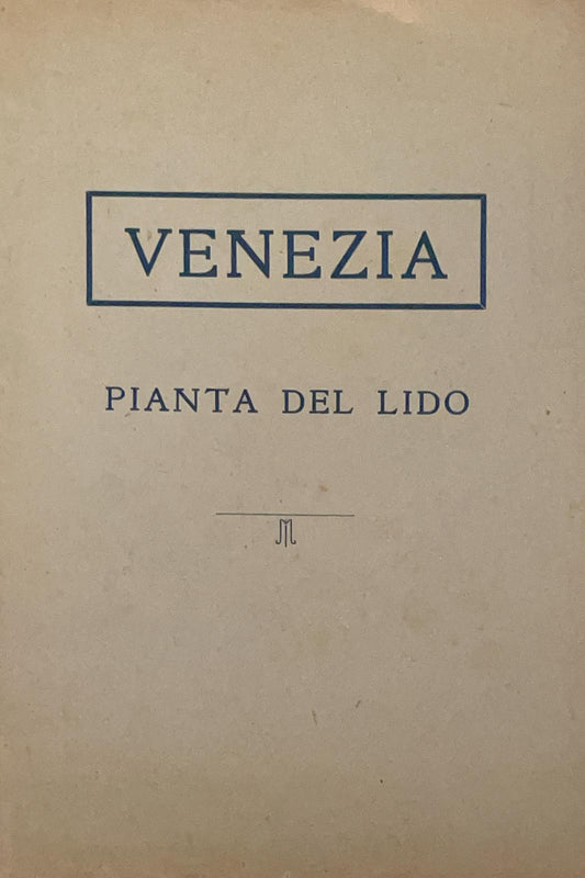 Venezia pianta del Lido