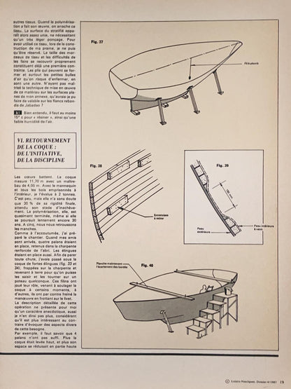 J'ai construit mon bateau polyester, pourquoi pas vous?