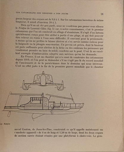 Les catamarans modernes de compétition, de promenade et de croisière