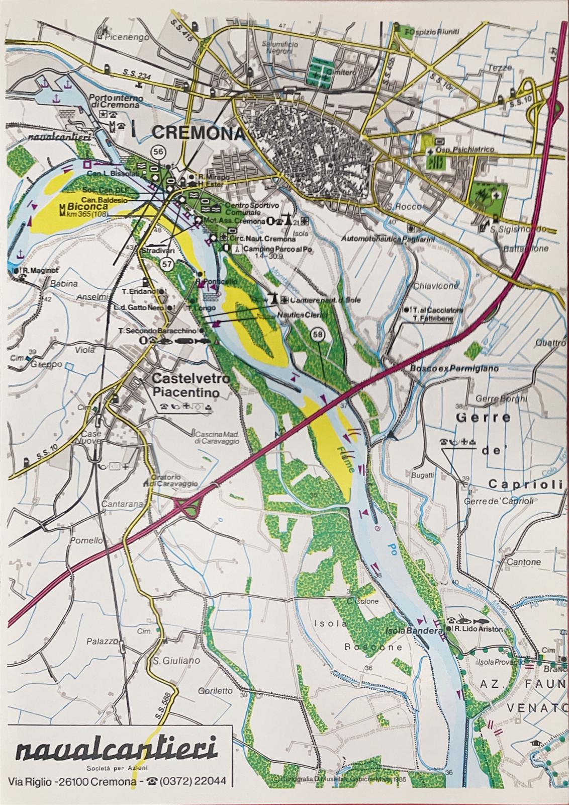 Il fiume Po da Torino al Delta
