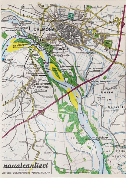 Il fiume Po da Torino al Delta