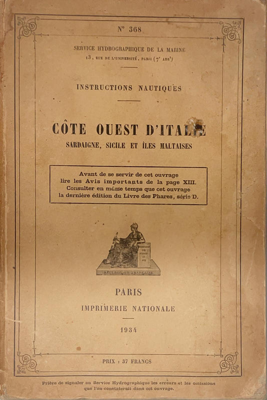 Cote ouest d'Italie