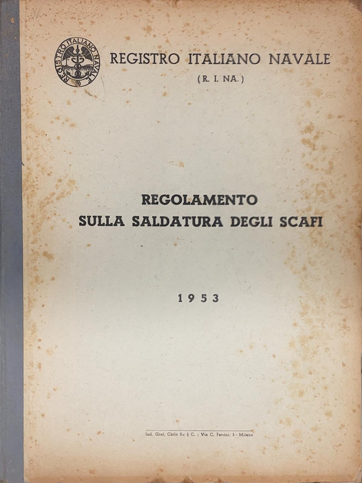 Regolamento sulla saldatura degli scafi