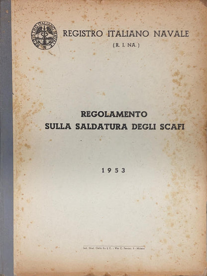 Regolamento sulla saldatura degli scafi