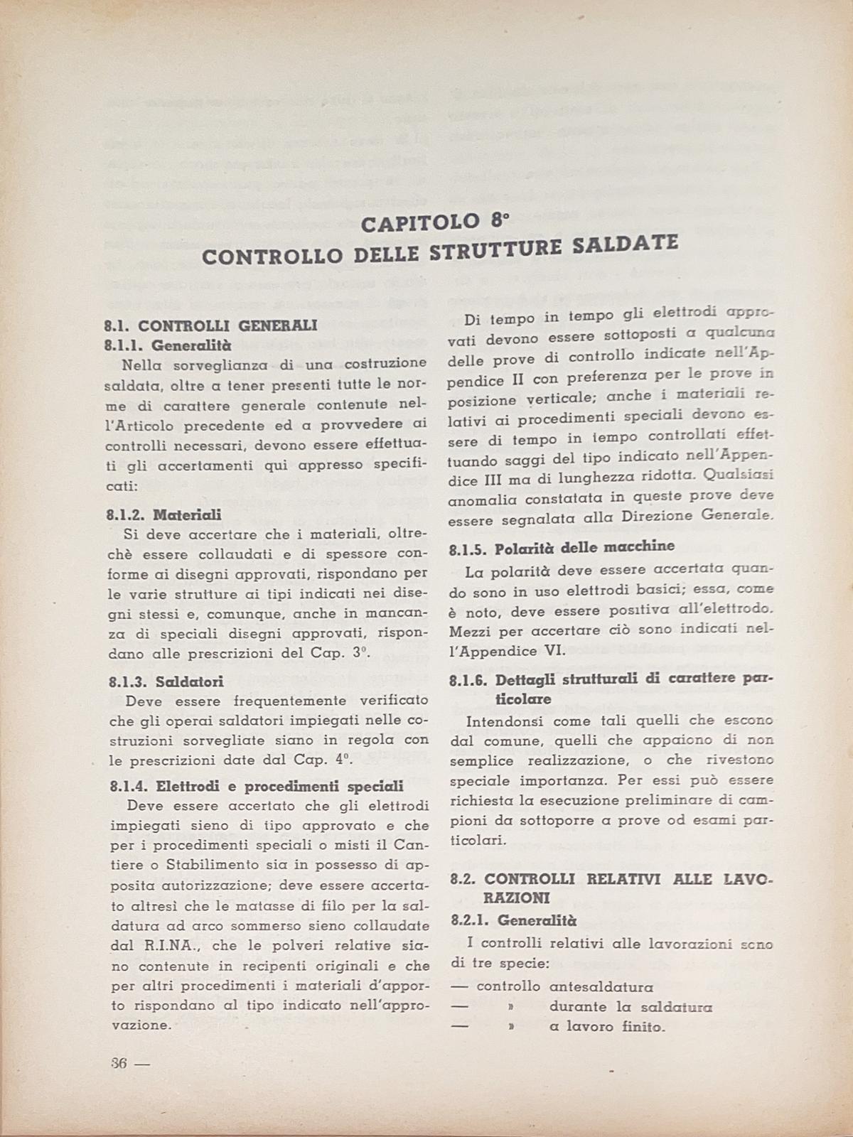 Regolamento sulla saldatura degli scafi