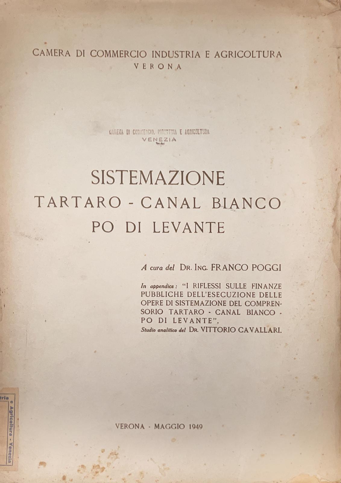 Sistemazione Tartaro-Canal Bianco Po di Levante