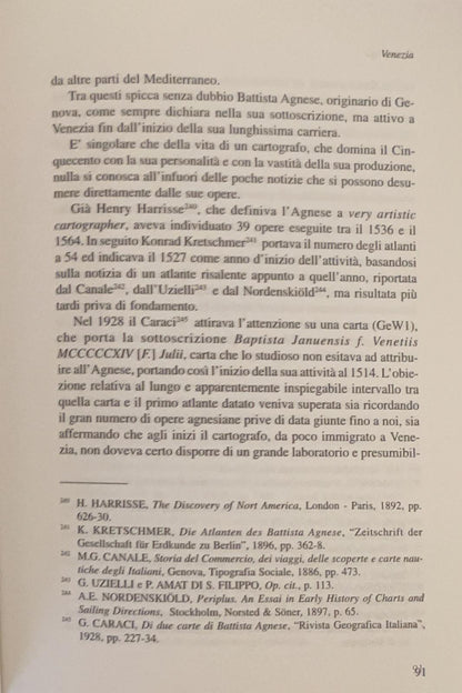 La cartografia nautica mediterranea dei secoli XVI e XVII