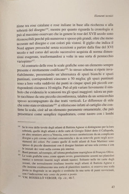 La cartografia nautica mediterranea dei secoli XVI e XVII