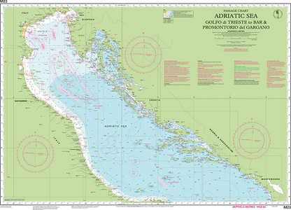 Adriatic Sea Passage Chart - M23